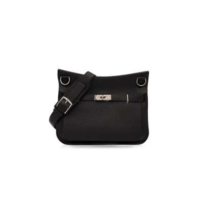 HERMÈS BLACK JYPSIERE 28 TOGO BAG (28*22*12cm) 
